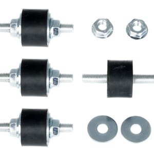 Vibrasjonsdempere 10-15 kg  Sett å 4 stk